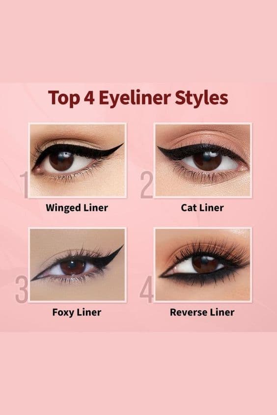 Top 4 eyeliner styles