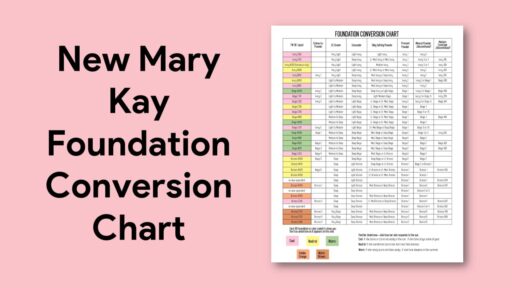 Mary Kay Foundation Conversion Chart