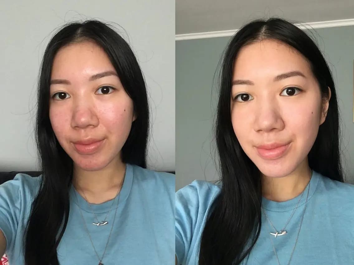 bb cream before and after results