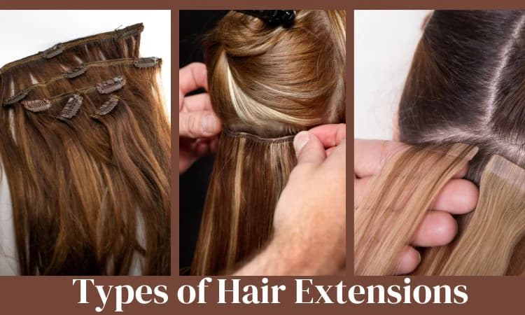 different types of hair extensions