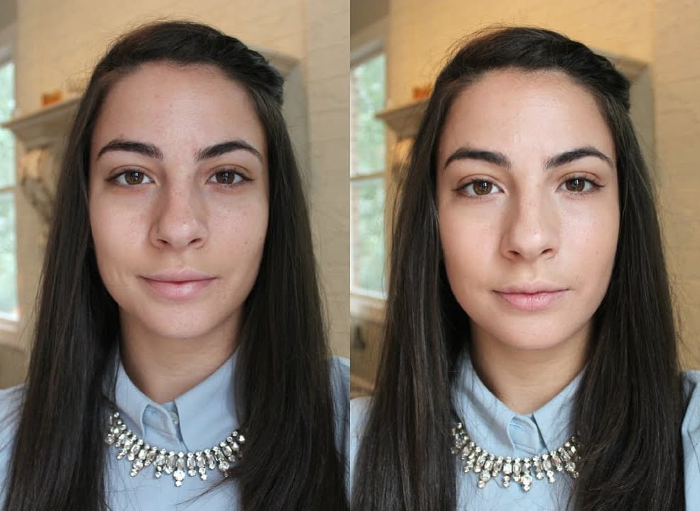 garnier bb cream before and after
