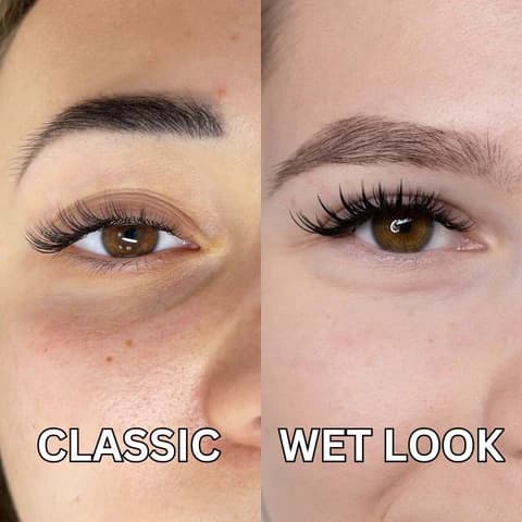 wet set lashes vs classic
